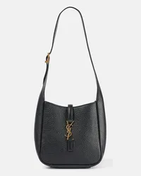 Saint Laurent Borsa Le 5 à 7 Supple Mini in pelle Nero