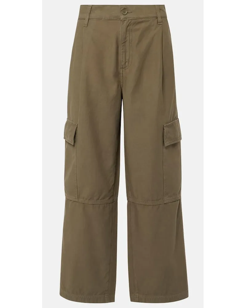 AGOLDE Pantaloni cargo cropped Jericho Verde