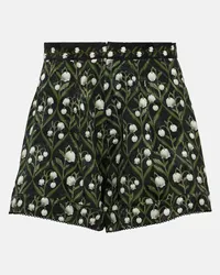 AGUA BENDITA Shorts Toronjil in jacquard a vita alta Multicolore