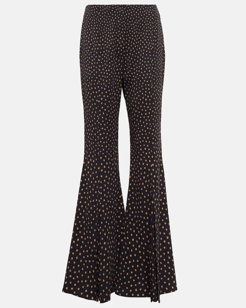 Proenza Schouler Pantaloni flared a vita alta Marrone