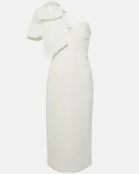 Rebecca Vallance Bridal - Abito midi Bon Ami con fiocco Bianco