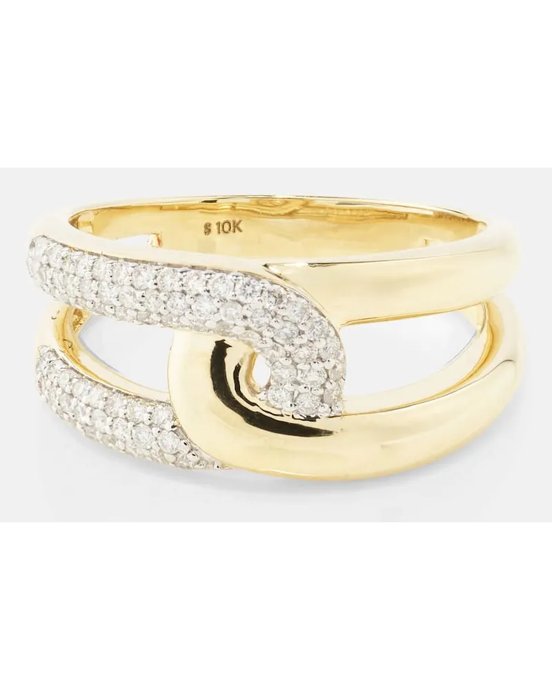 Stone & Strand Anello in oro 10kt con diamanti Oro