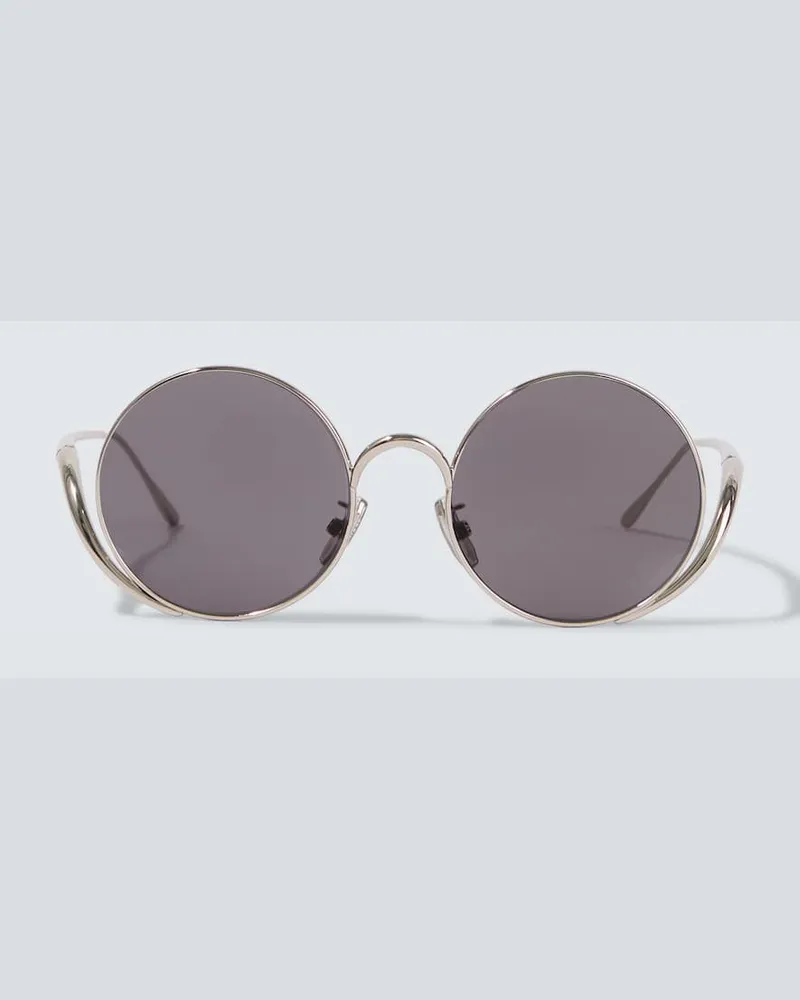 Loewe Occhiali da sole rotondi Argento