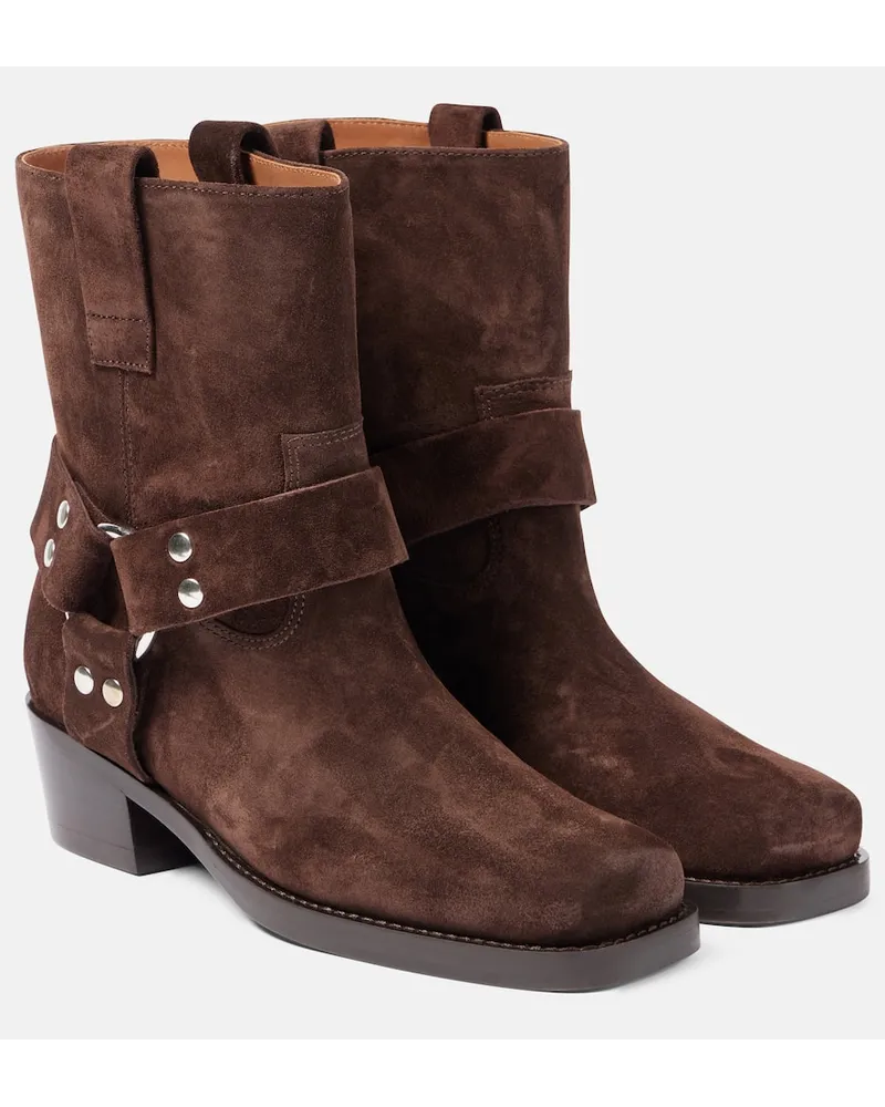 Paris Texas Stivaletti Roxy 45 in suede Marrone