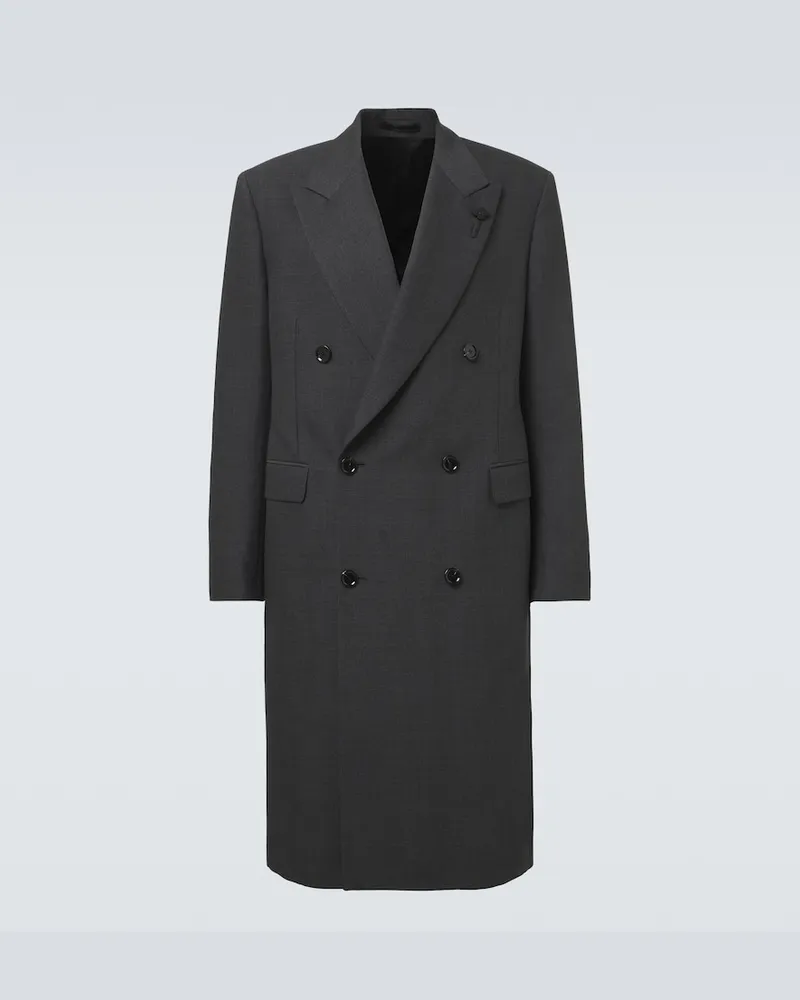 LARDINI Cappotto doppiopetto in misto lana Grigio