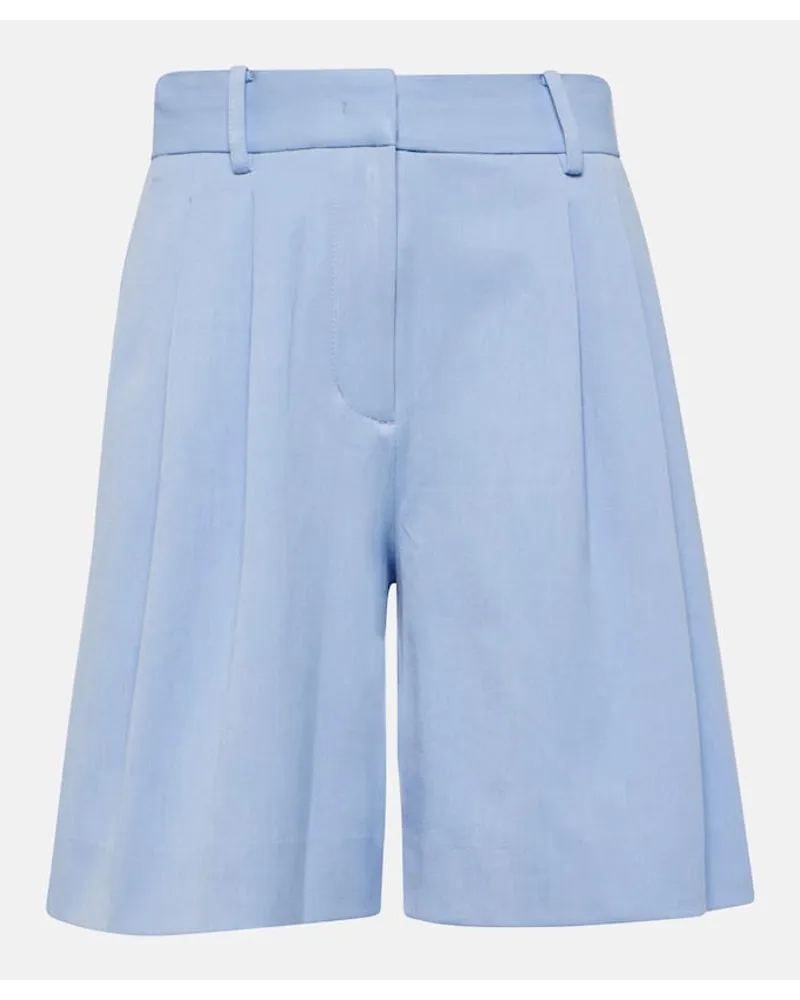 STAUD Bermuda a gamba larga Long Luisa Blu