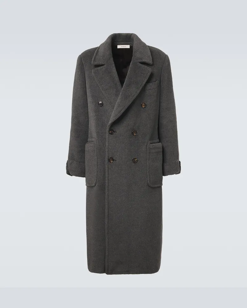 Umit Benan Cappotto Gianni in alpaca e lana Grigio