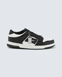 Amiri Sneakers Skel Top Low in pelle Nero