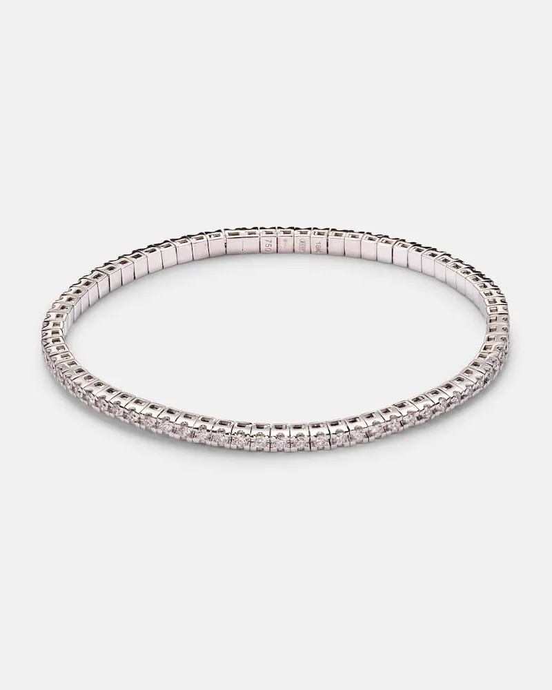 SHAY Bracciale in oro bianco 18kt con diamanti Argento