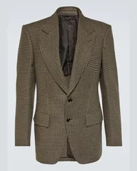 Tom Ford Blazer Atticus in misto lana Multicolore