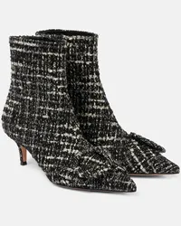 Gianvito Rossi Stivaletti in bouclé Nero