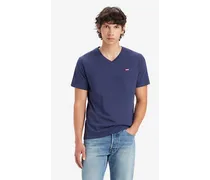 T shirt classica Housemark con scollo a V Blu / Naval Academy