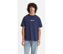 Levi's T shirt stampata taglio comodo Blu / Outline Boxtab Ss Naval Academy Blu