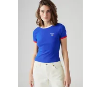T shirt con stampa Rickie Blu / Surf Blue