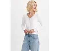 T shirt Monica a manica lunga Bianco / White