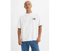 T shirt ® Skateboarding stampata Bianco / White