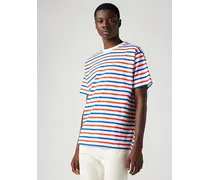 T shirt Vintage ® Red Tab™ Blu / Elysees White + Jersey