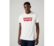 Levi's T shirt Housemark standard Bianco / White Bianco