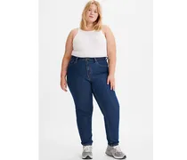 Mom Jeans anni ’80 (Plus Size) Blu / Dark Indigo Flat Finish