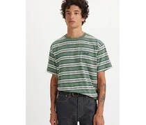 T shirt Vintage ® Red Tab™ Verde / Otis Geo Stripe Dark Forest