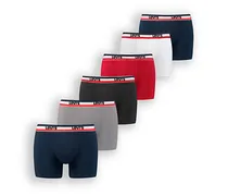 Boxer parigamba ® Sport Confezione da 6 Multicolore / Blue / Red / Grey
