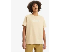 T shirt stampata taglio comodo Khaki / Corded Headline Safari