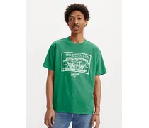 T shirt Vintage Fit stampata Verde / 2 Horse Pull Shady Glade
