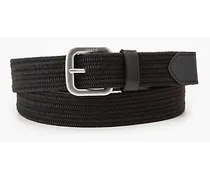 Cintura in tessuto elasticizzato Nero / Black