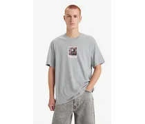 T shirt stampata taglio comodo Grigio / Polaroid Relaxed Tee Midtone Heather Grey