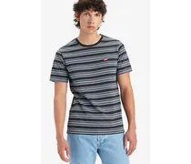 T shirt Housemark Original Multicolore / Rings Stripe Meteorite
