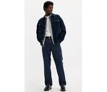 Pantaloni XX Chino Authentic dritti Blu / Navy Blazer Soft Garment Dye