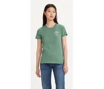 La T shirt Perfect Verde / Golden Poppy Hour Dark Forest