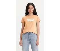Levi's La T shirt Perfect Arancione / Almond Cream Arancione