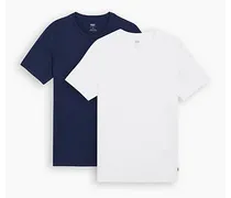 La T shirt Perfect Confezione da 2 Multicolore / Dress Blues / White