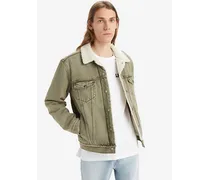 Levi's Giacca Sherpa Trucker Type III Verde / Its My Passion Sherpa Verde
