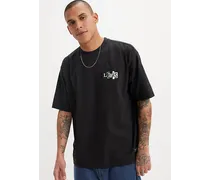 Levi's T shirt ® Skateboarding stampata Nero / Black Nero