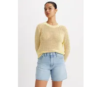 Levi's Top Superbloom a manica lunga a uncinetto Giallo / Anise Flower Giallo