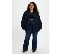 Jeans 726™ svasati a vita alta (Plus Size) Blu / Dark Indigo Worn In
