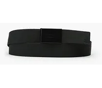 Cintura con logo tono su tono Nero / Black