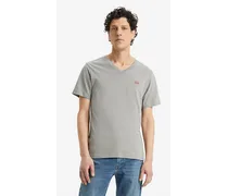 T shirt classica Housemark con scollo a V Grigio / Frost Gray