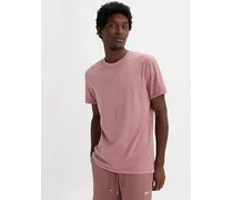 T shirt slim di alta qualità Rosa / Garment Dye Rose Taupe