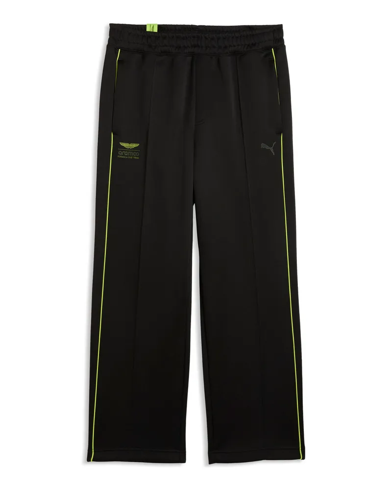 Puma Pantaloni T7  x ASTON MARTIN ARAMCO F1® TEAM da uomo, Accessori, Nero Black