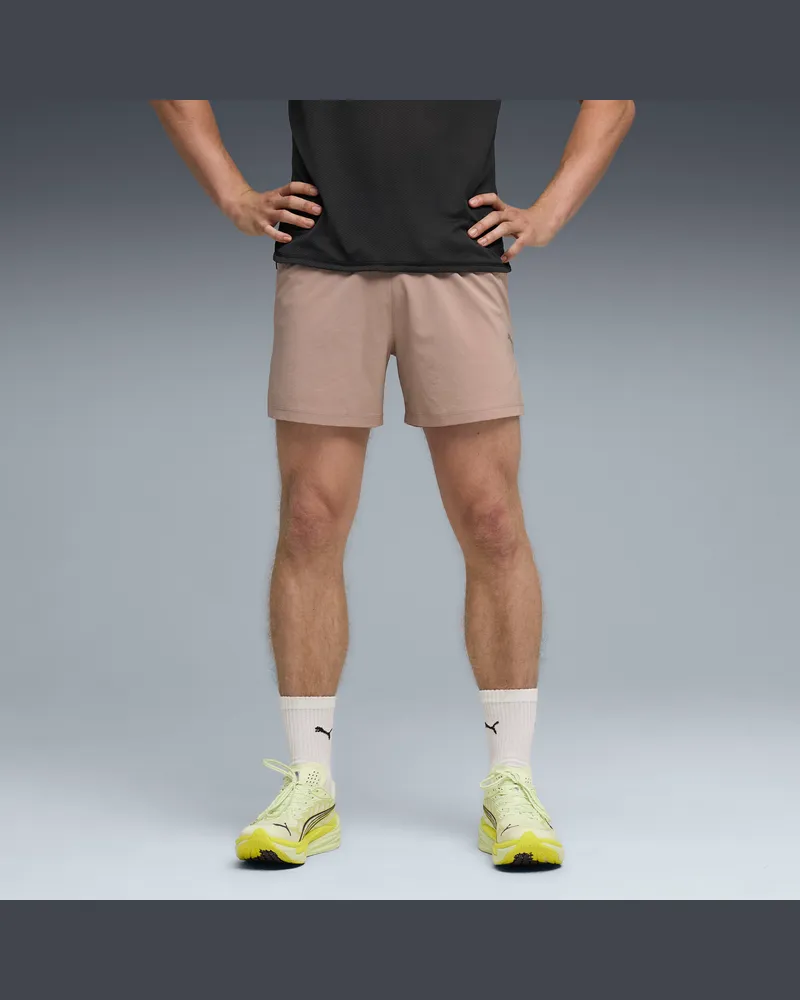 Puma Shorts da running Dreamrun dryCELL 5" da uomo, Abbigliamento, Beige Beige