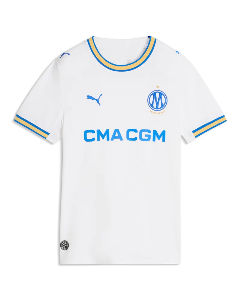 Puma Maglia Home Olympique de Marseille 26/27 da donna, Accessori, Bianco White