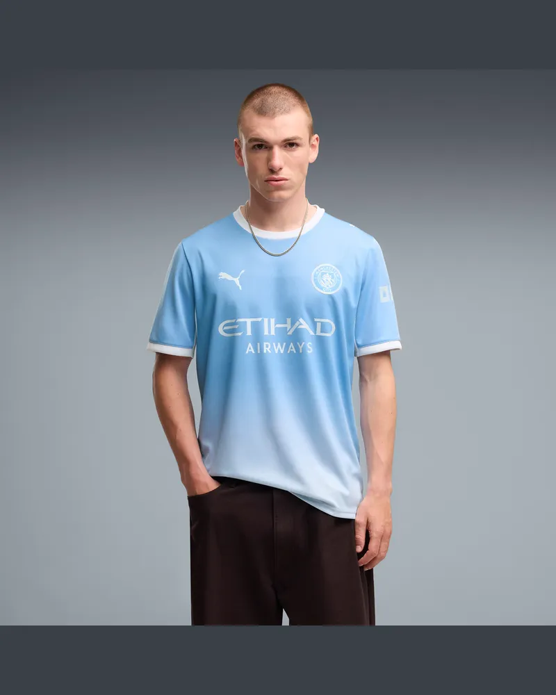 Puma Maglia Home Manchester City 26/27 da uomo, Abbigliamento, Blu Blue