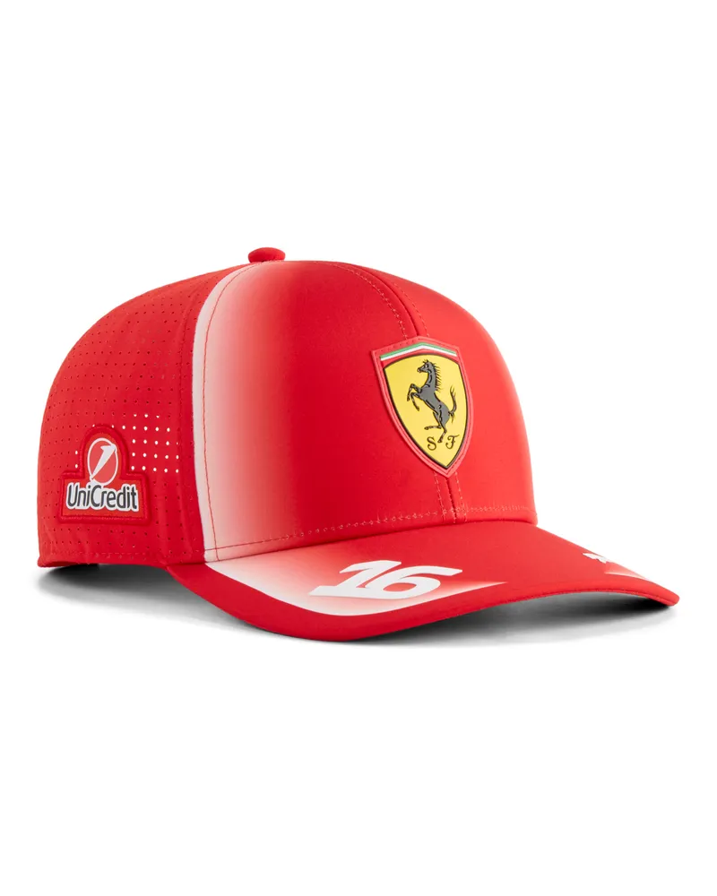 Puma Cappellino da baseball Scuderia Ferrari Replica Leclerc, Accessori, Rosso Red