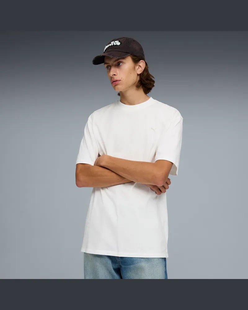 Puma T-shirt Select Essentials da uomo, Accessori, Bianco White