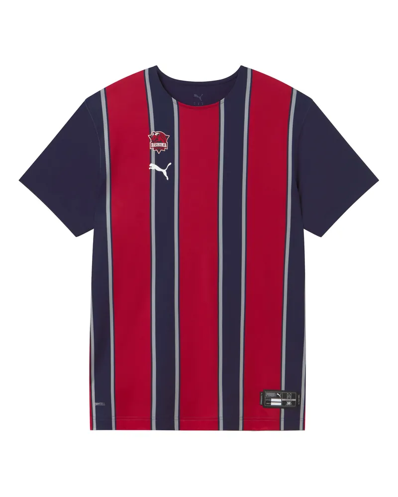 Puma T-shirt da basket Home Saski Baskonia da uomo, Abbigliamento, Blu Blue