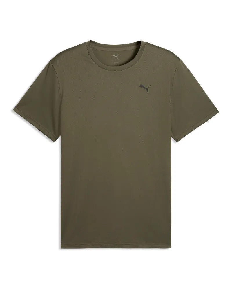 Puma T-shirt Train All Day Essentials da uomo, Abbigliamento, Verde Green