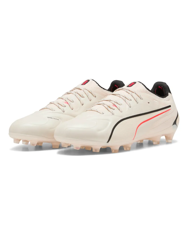 Puma Scarpe da calcio KING 20 ULTIMATE FG/AG unisex, Accessori, Beige Beige